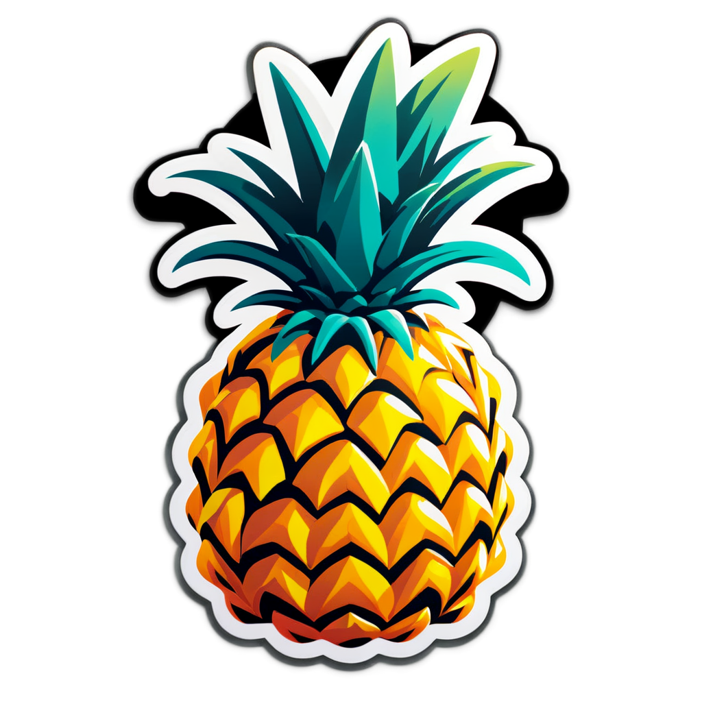 Pinapple Sticker Ideas