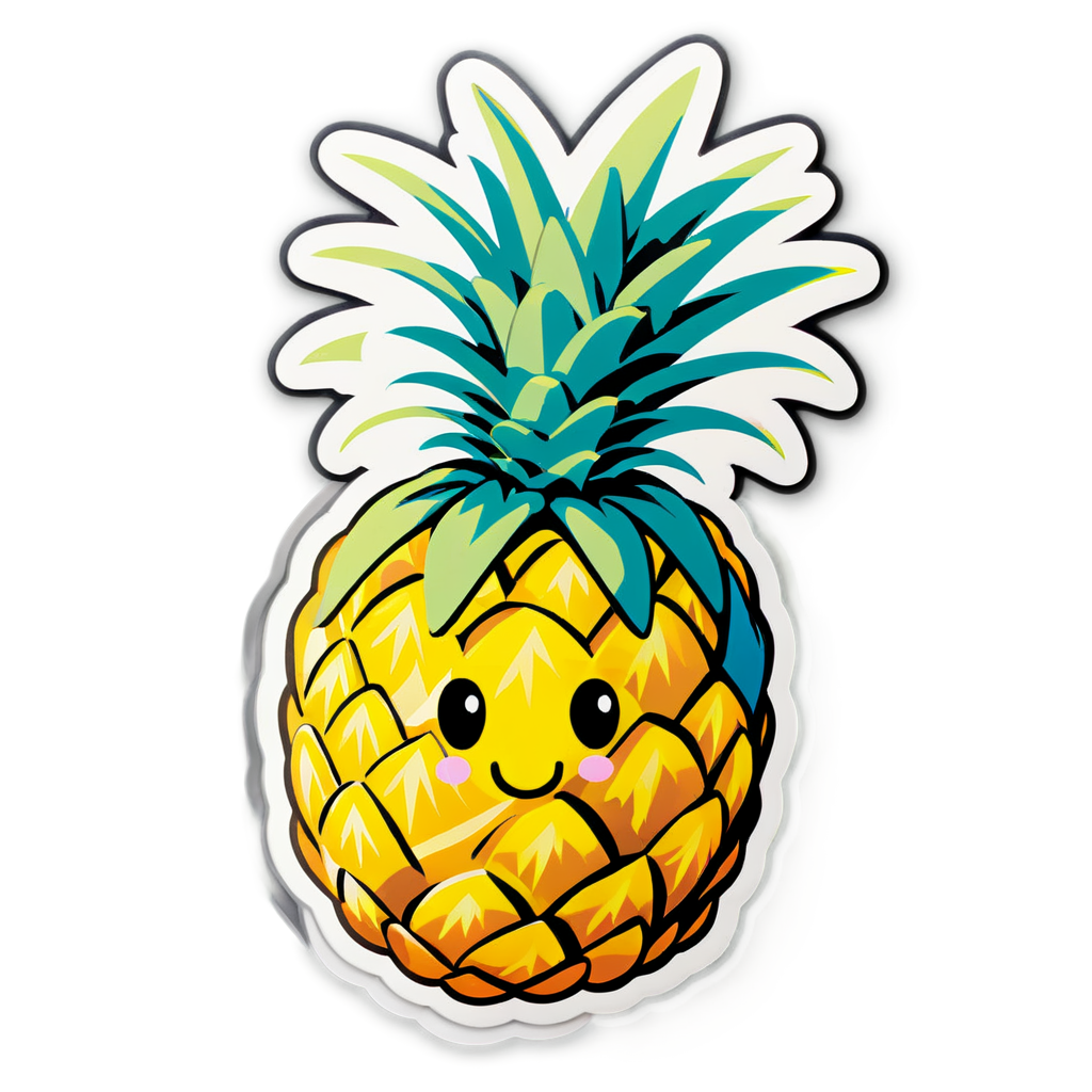 Cute Pinapple Sticker