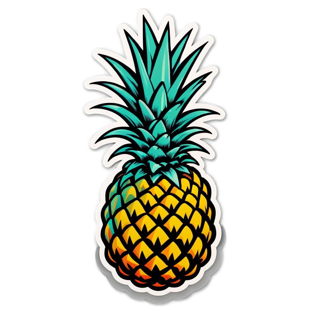 Cute Pinapple Sticker