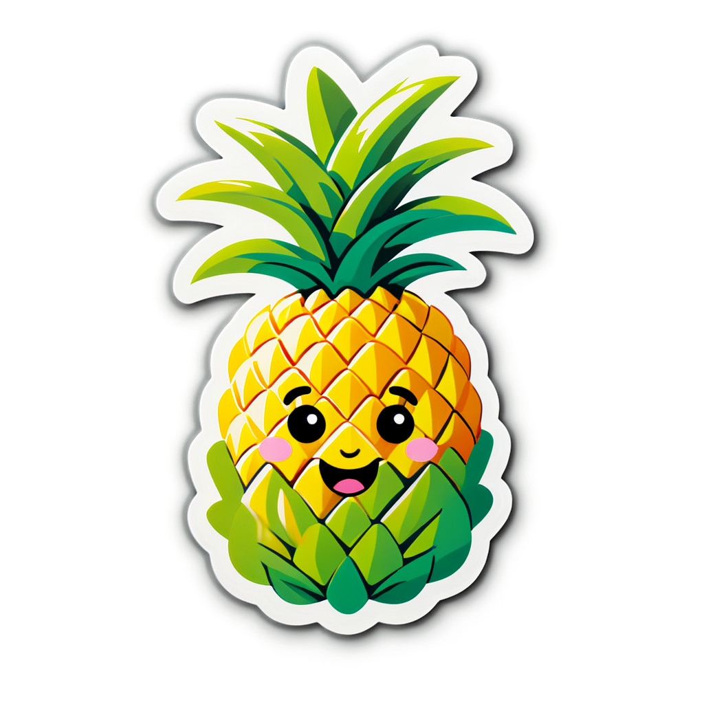 Cute Pinapple Sticker