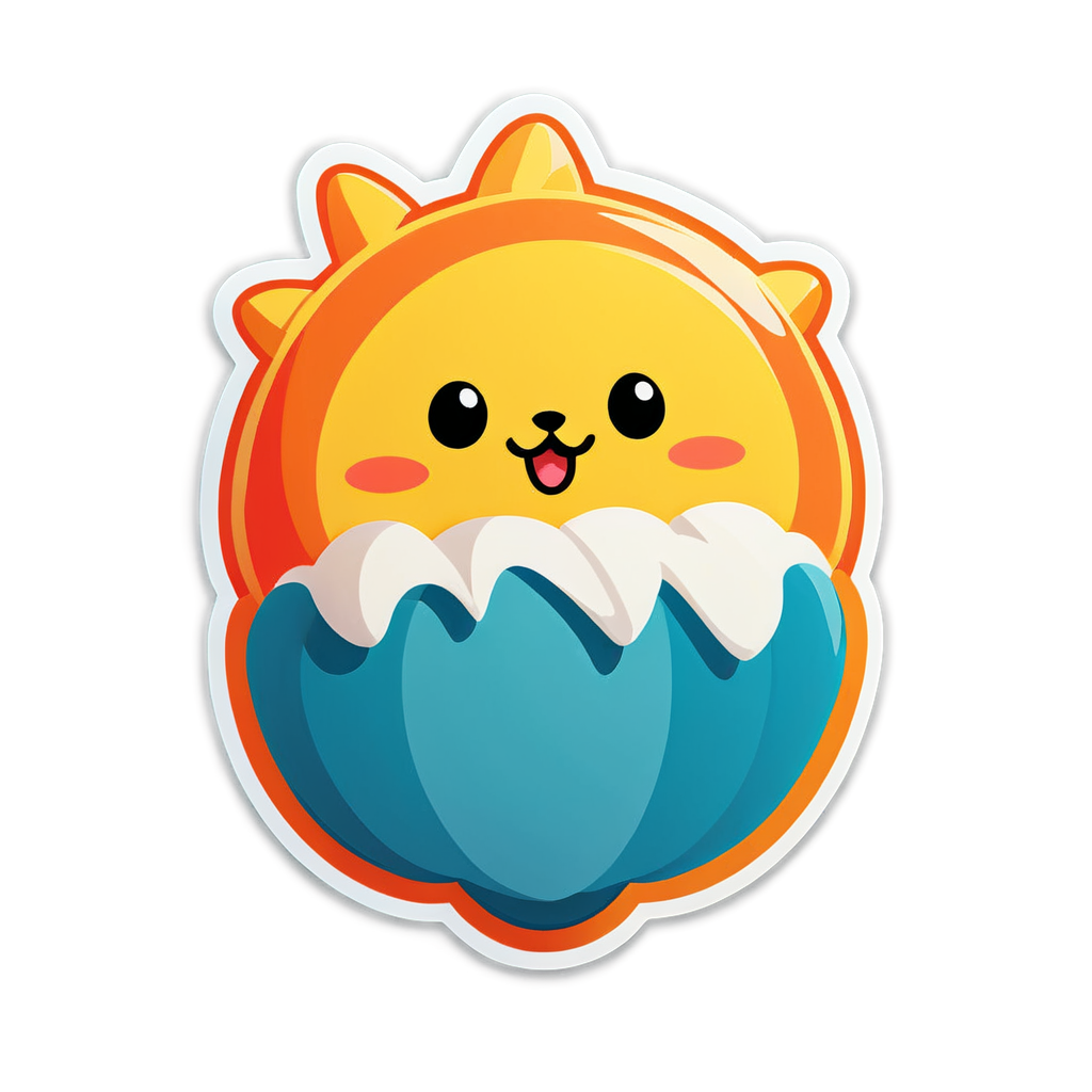 Cute Ping Sticker