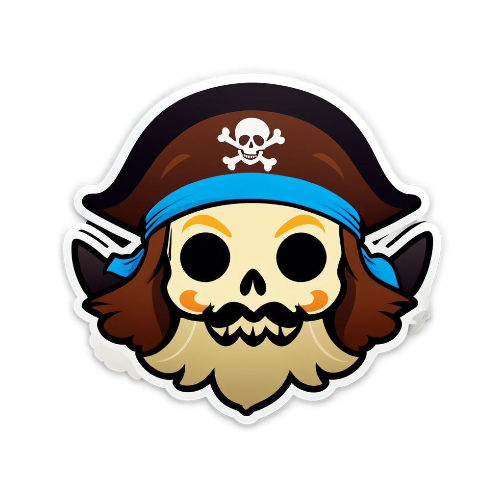 Cute Pirate Sticker