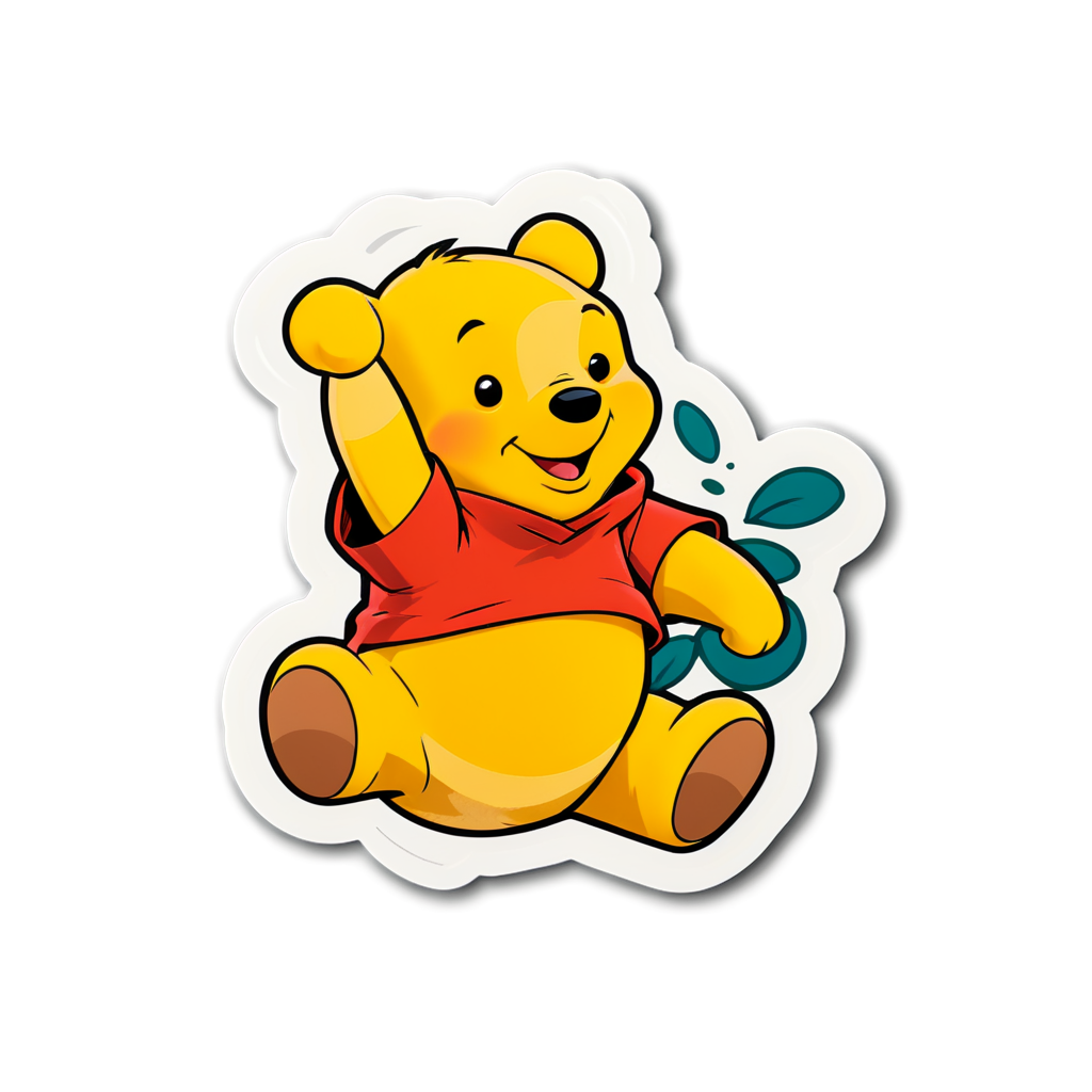 Pooh Sticker Kit