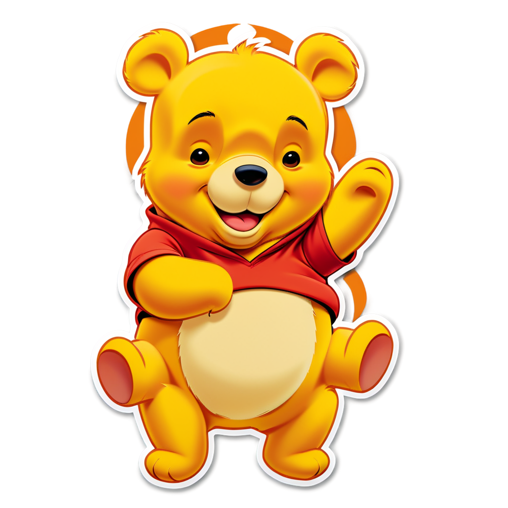 Pooh Sticker Kit