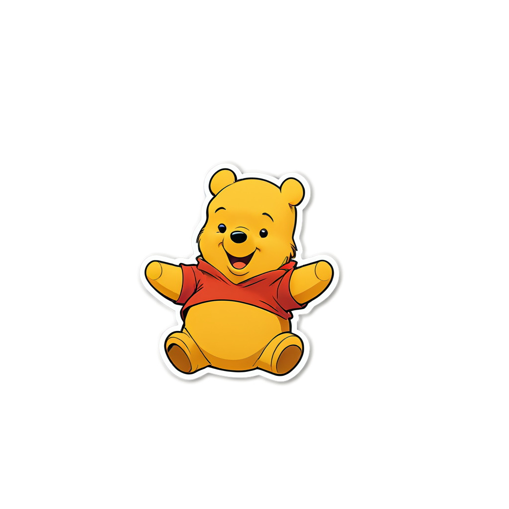 Pooh Sticker Kit