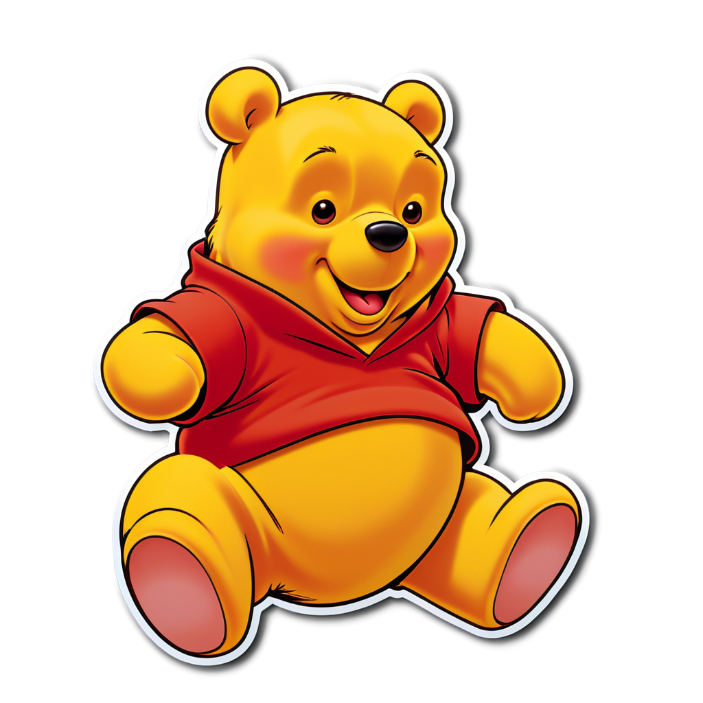 Pooh Sticker Kit