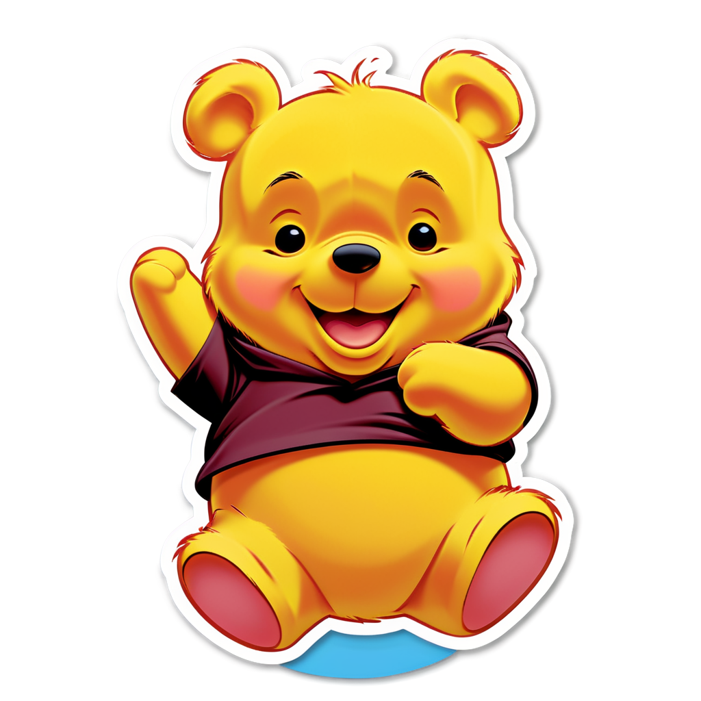 Pooh Sticker Ideas