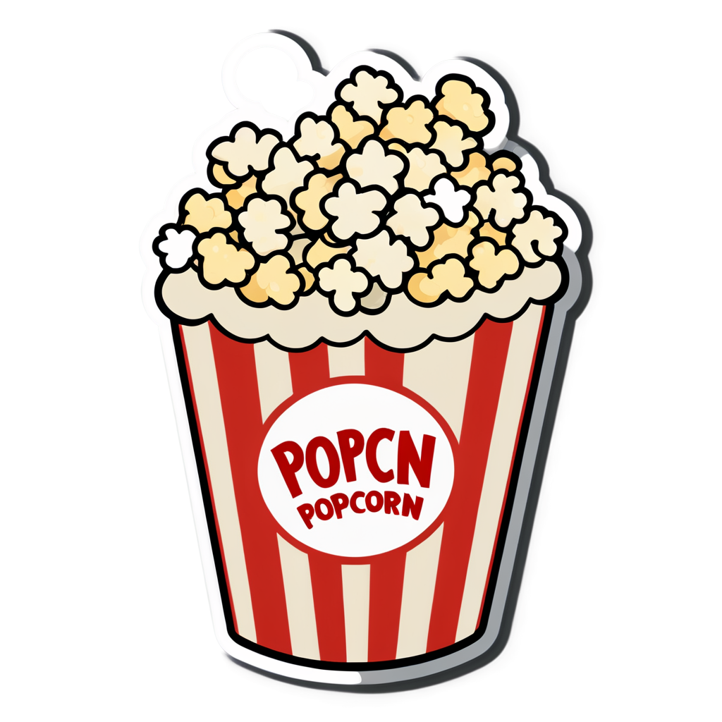 Popcorn Sticker Kit