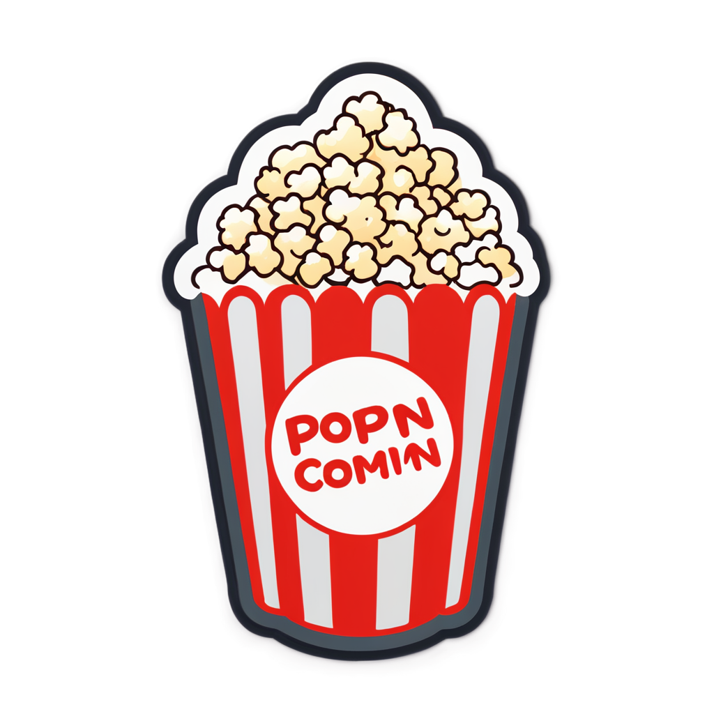 Popcorn Sticker Kit