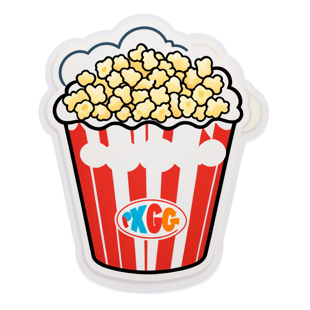 Popcorn Sticker Kit