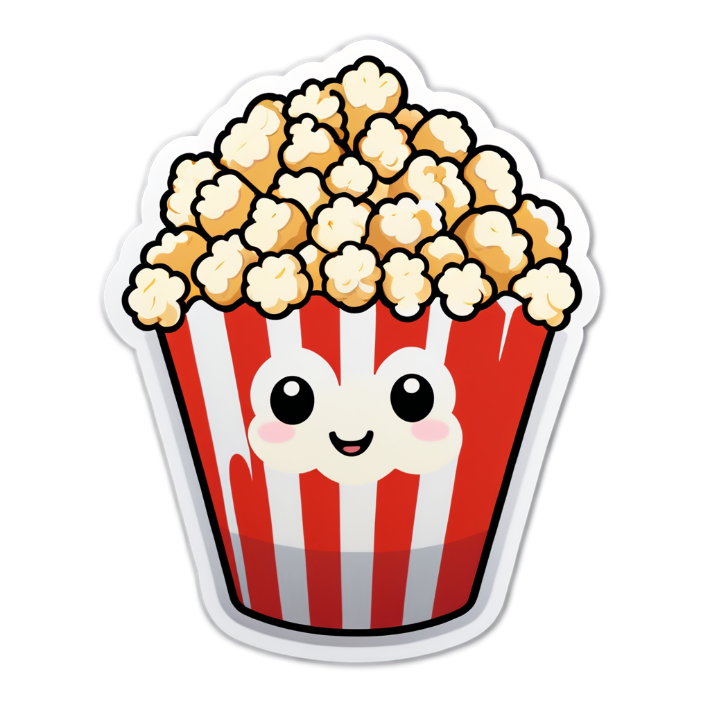 Popcorn Sticker Ideas