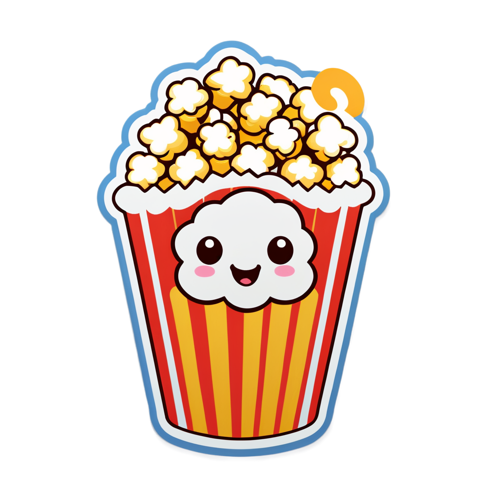 Popcorn Sticker Ideas