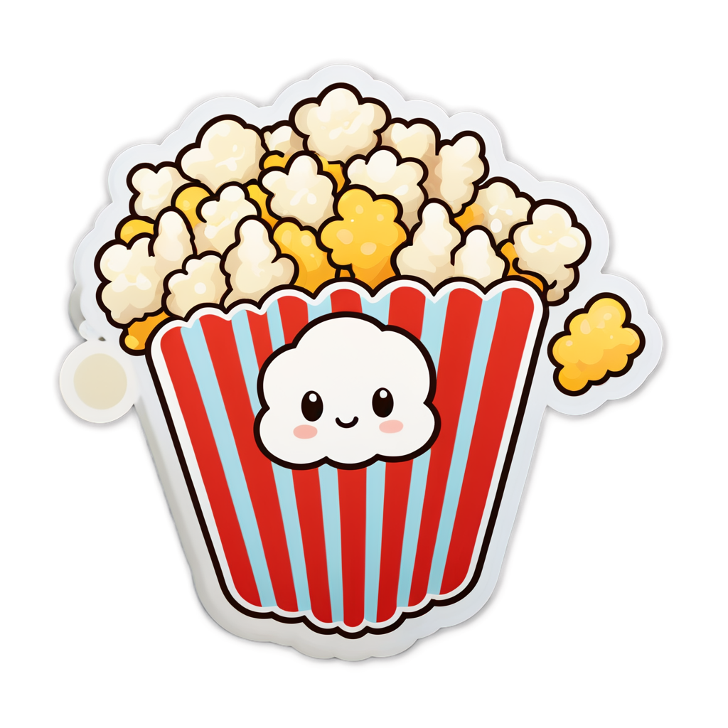 Popcorn Sticker Ideas