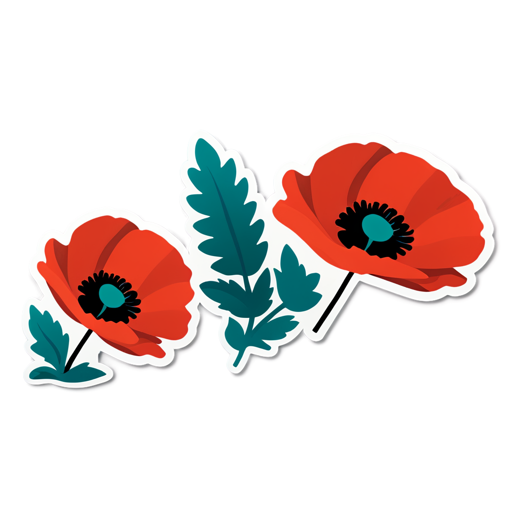 Poppy Sticker Collection