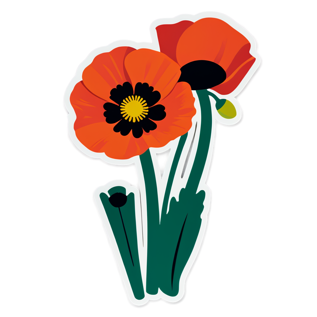 Poppy Sticker Collection