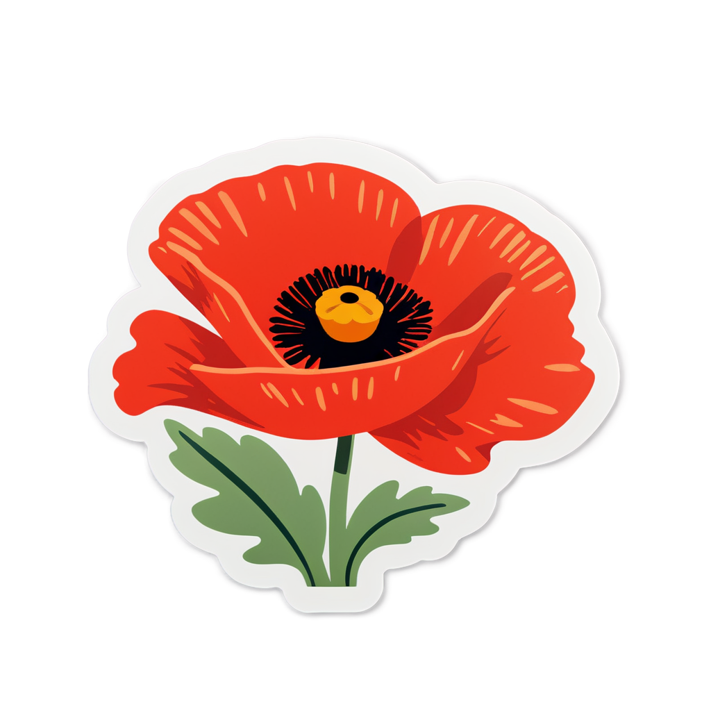 Poppy Sticker Ideas