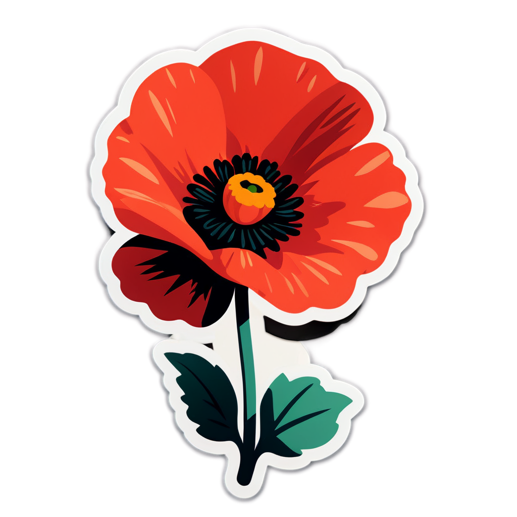 Poppy Sticker Ideas