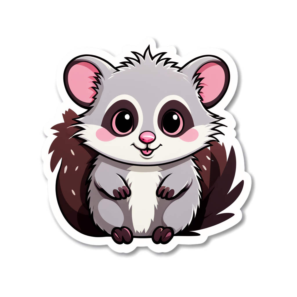 Cute Possum Sticker