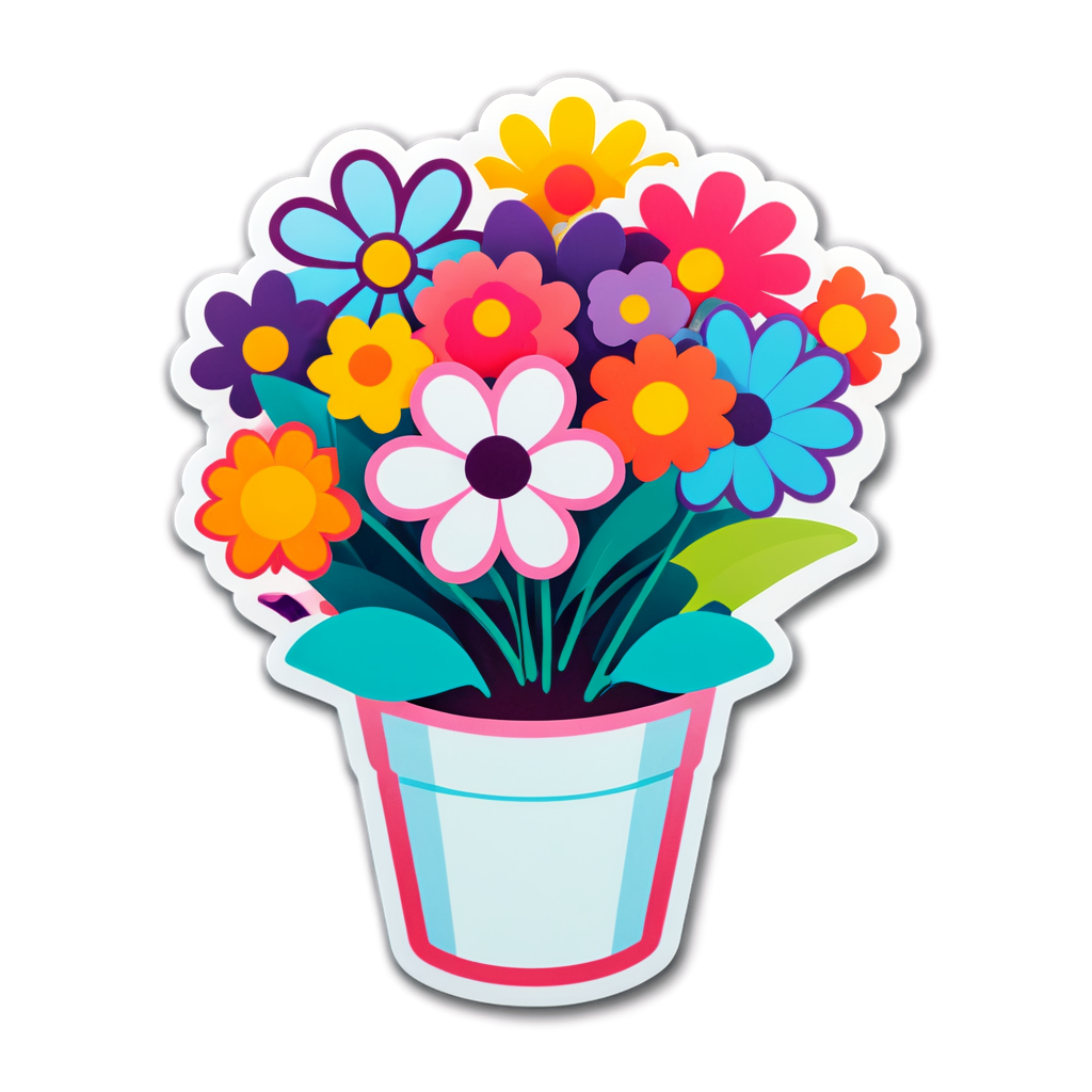 Cute Posy Sticker