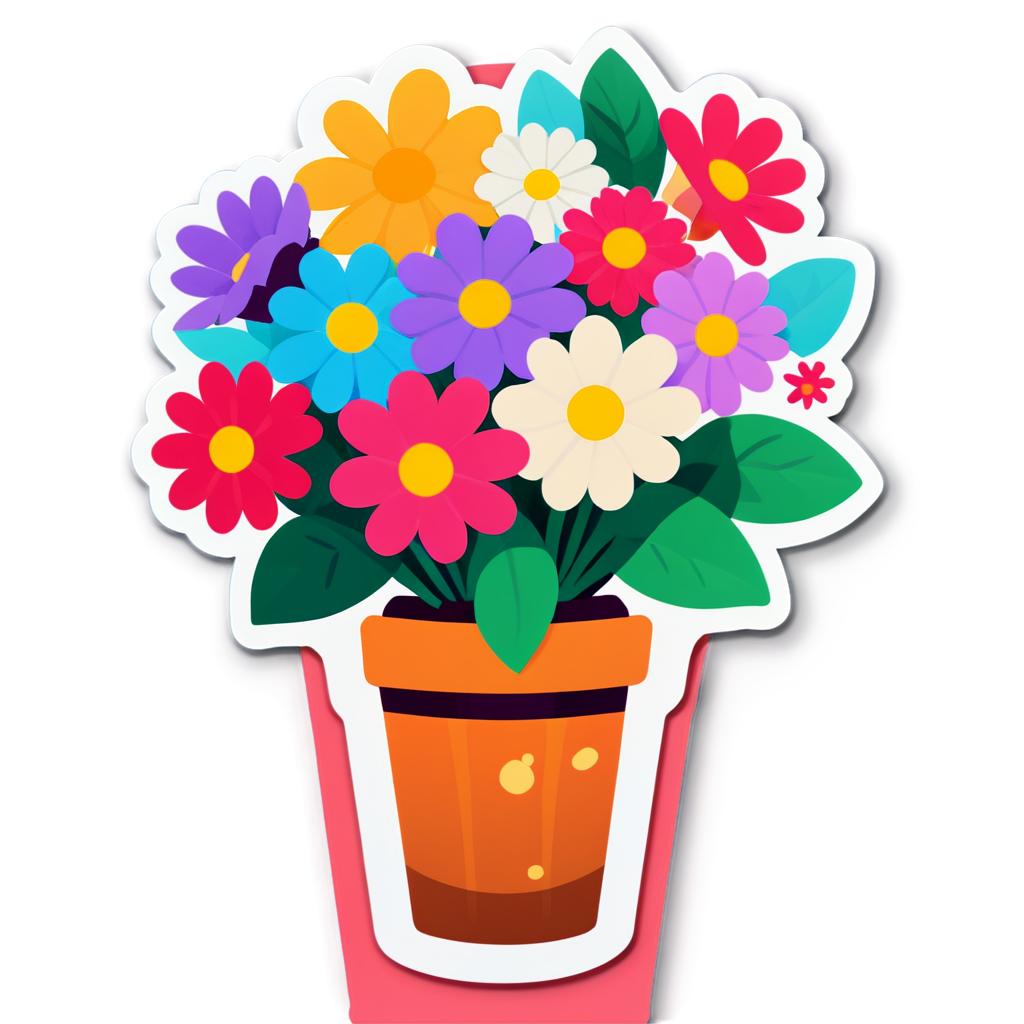 Cute Posy Sticker