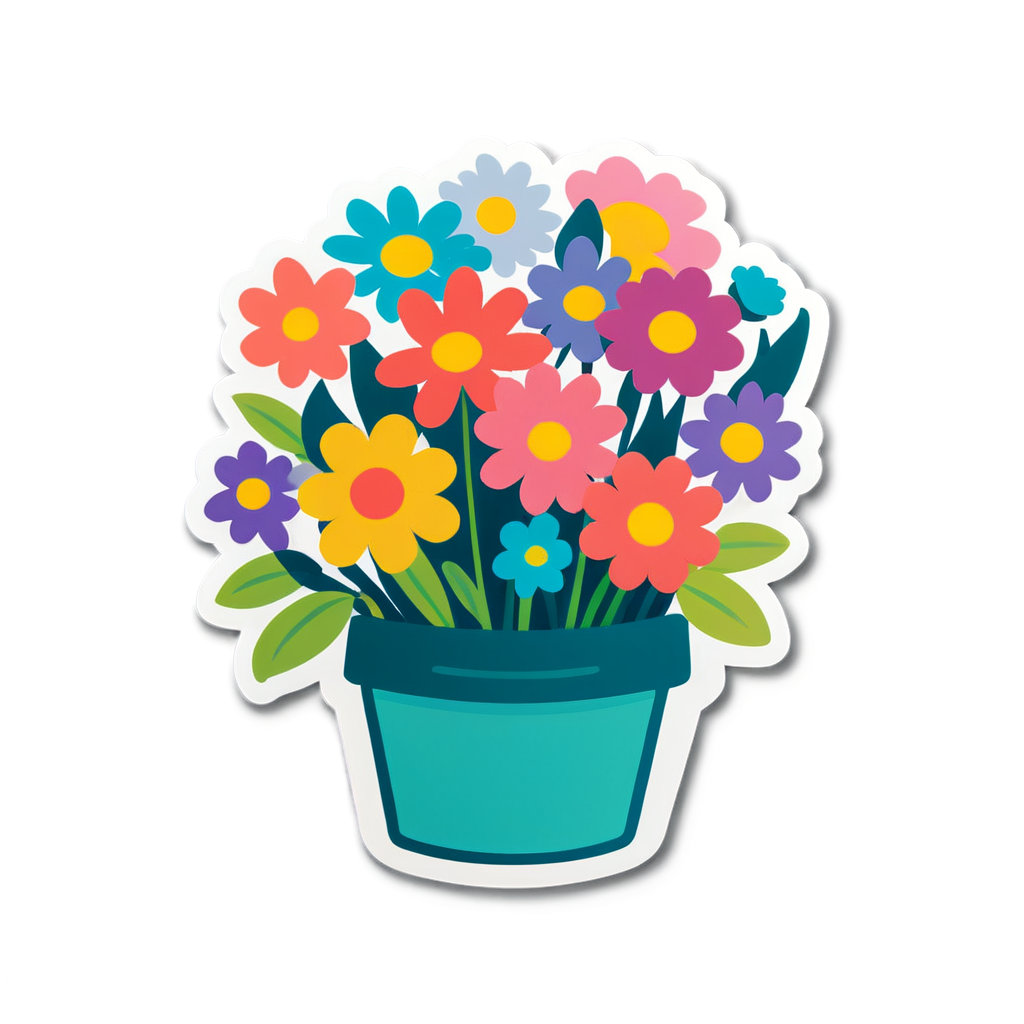 Cute Posy Sticker