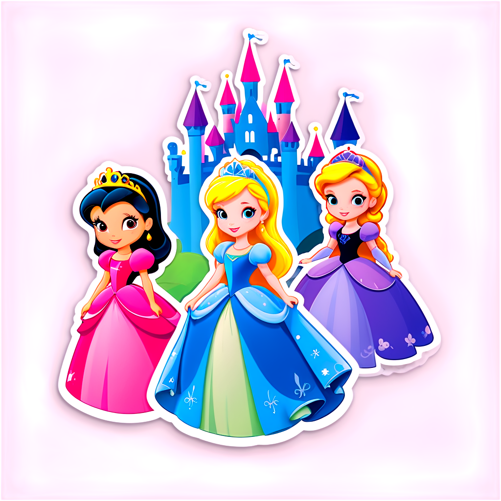 Princesas Sticker Kit