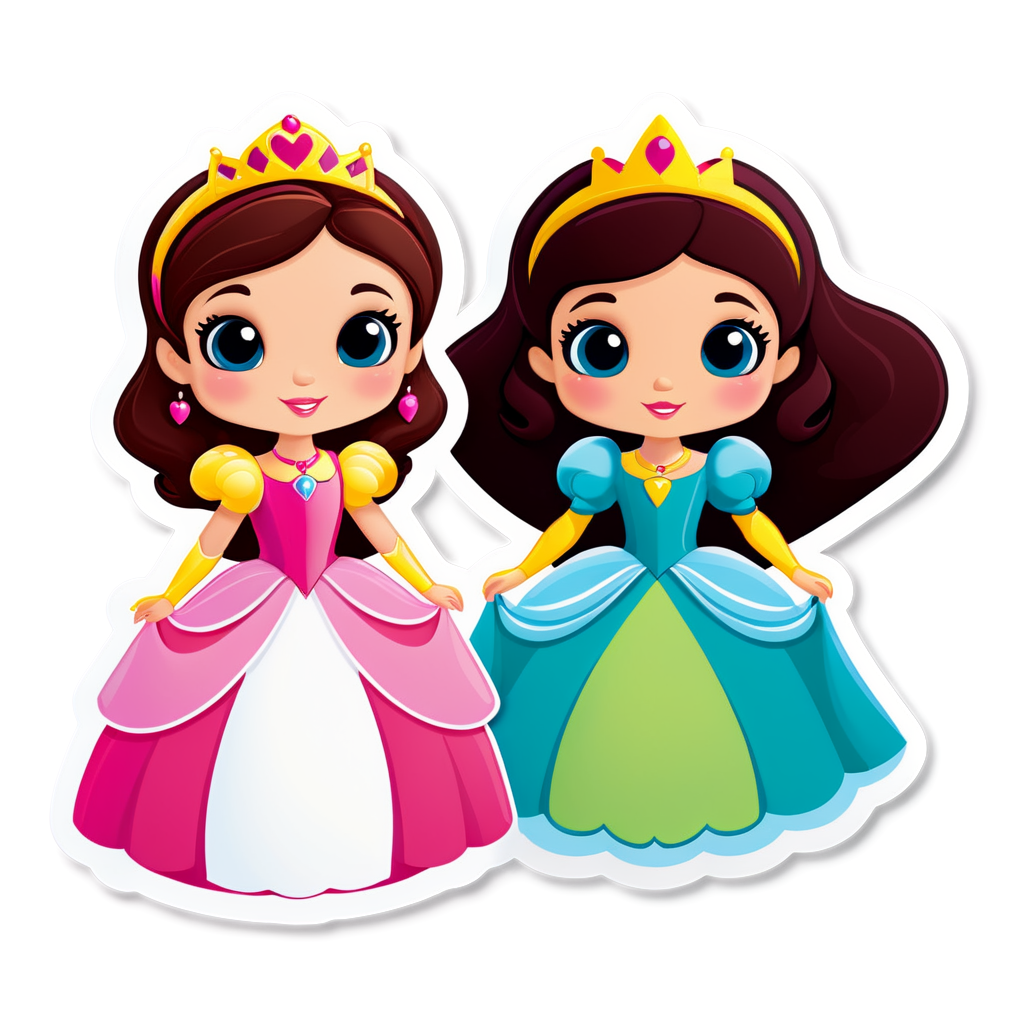 Princesas Sticker Ideas