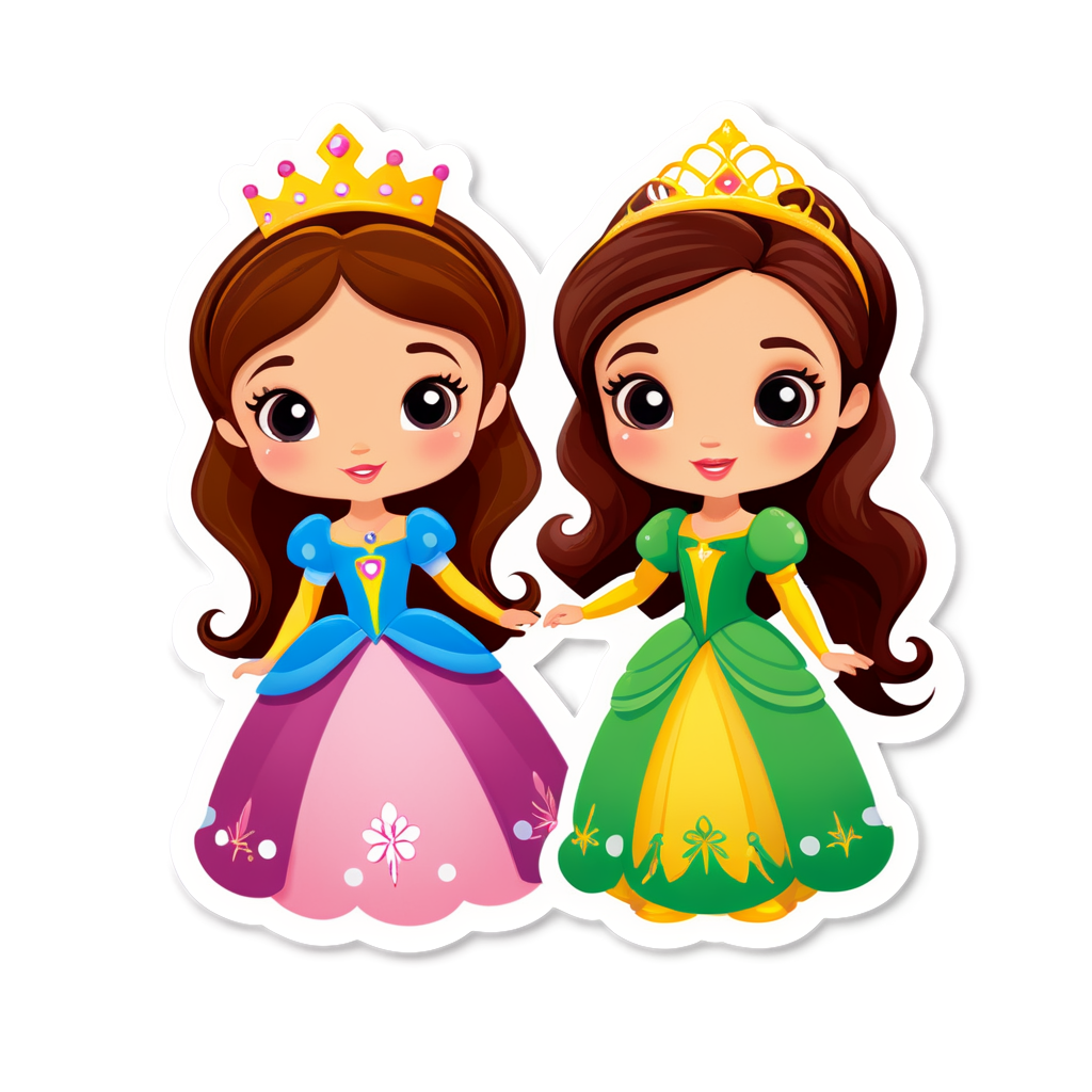 Princesas Sticker Ideas