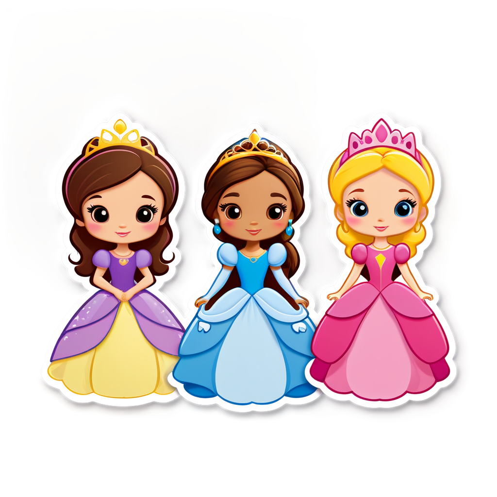 Princesas Sticker Ideas