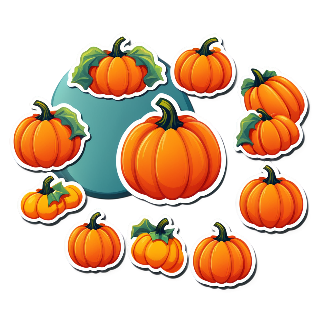 Pumpkins Sticker Kit