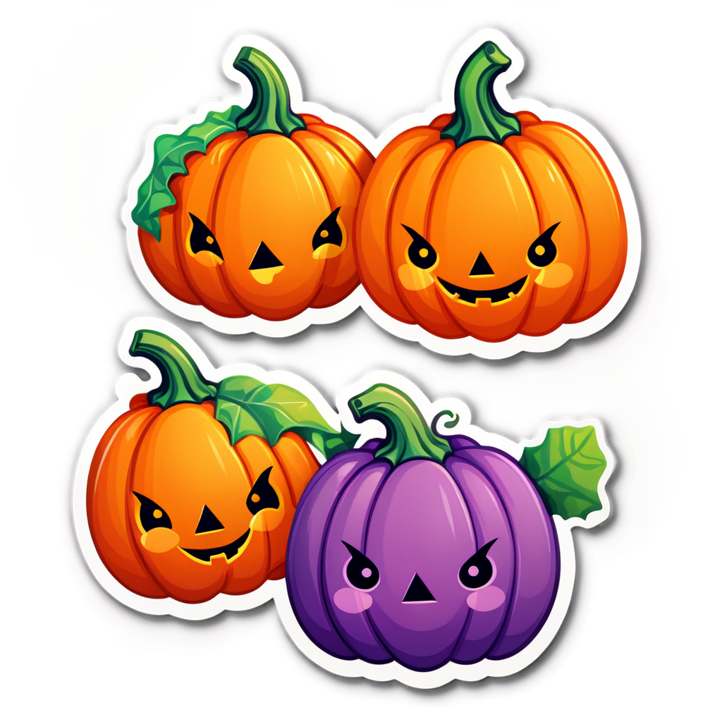 Pumpkins Sticker Ideas