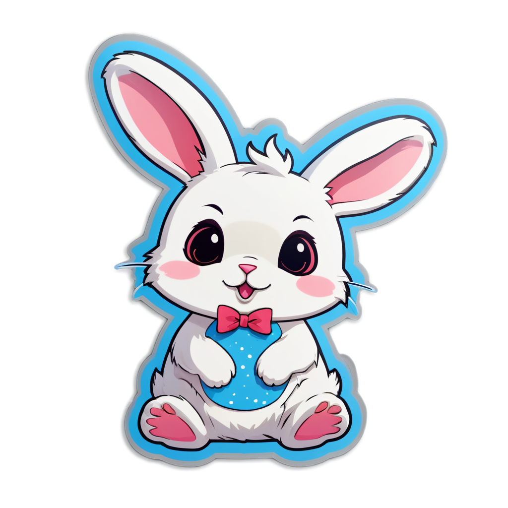 Cute Rabbit Sticker