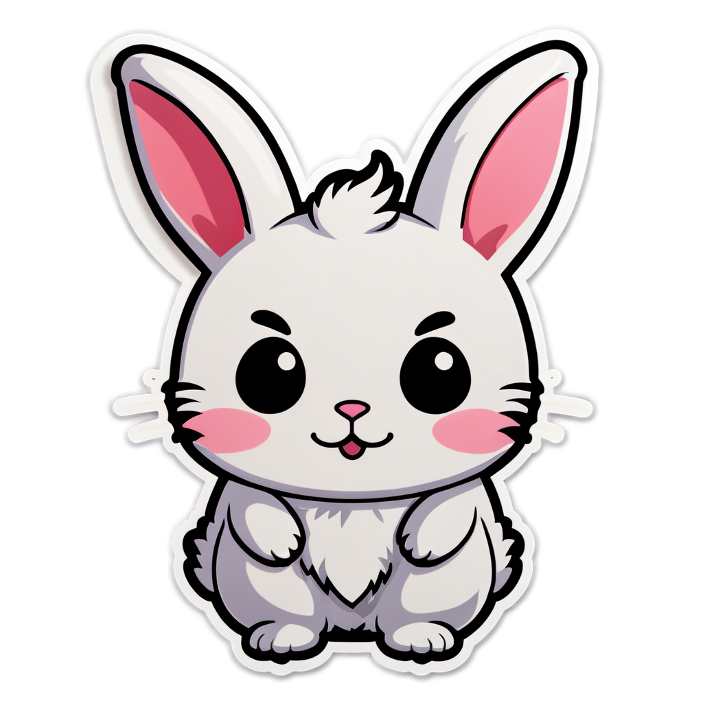 Cute Rabbit Sticker