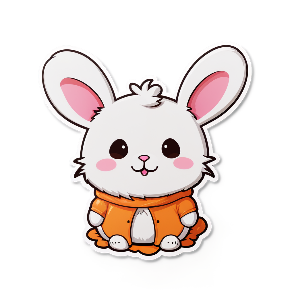 Cute Rabbit Sticker