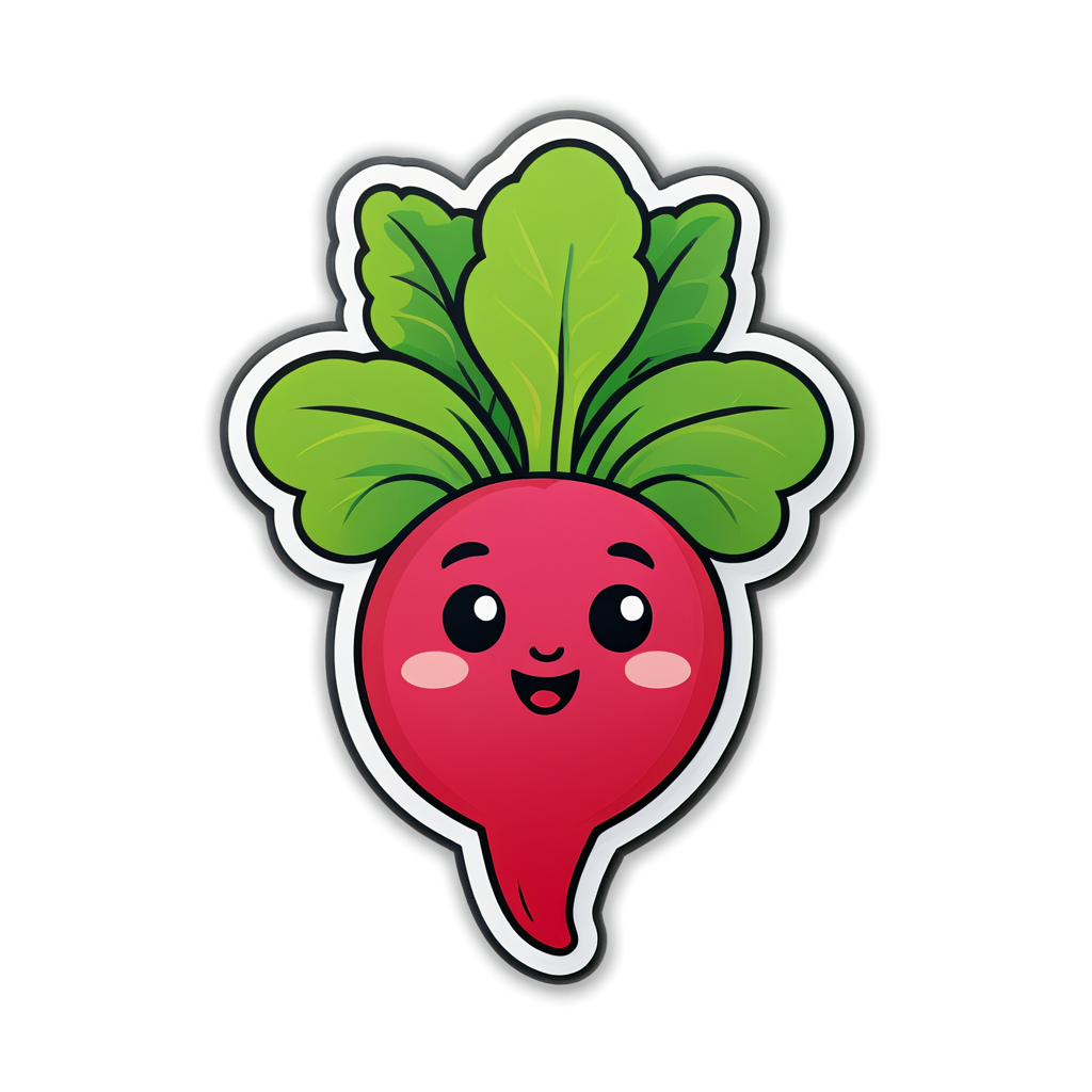 Radish Sticker Ideas