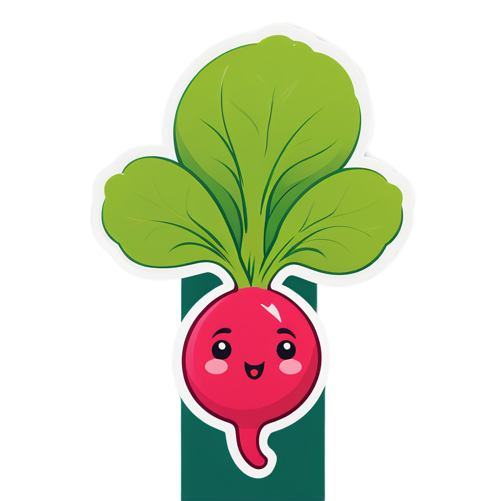 Radish Sticker Ideas