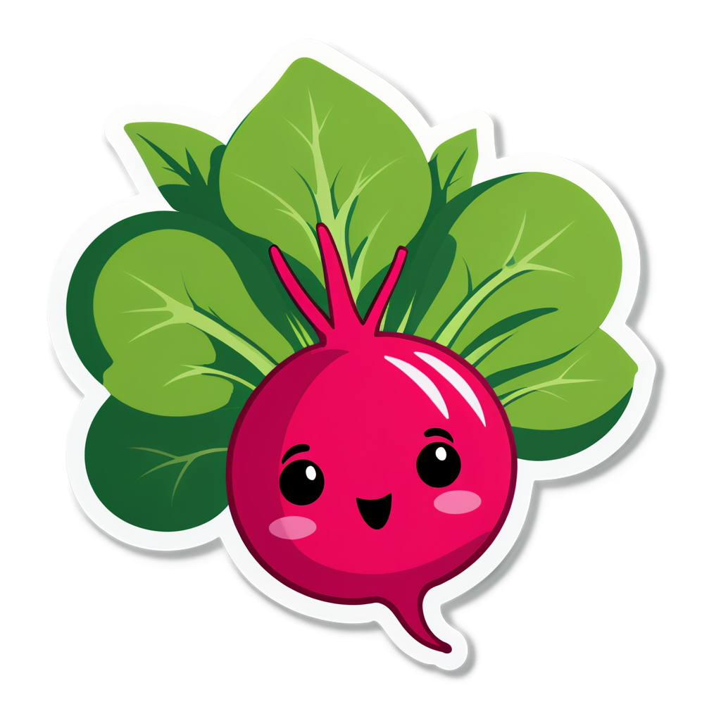 Radish Sticker Ideas