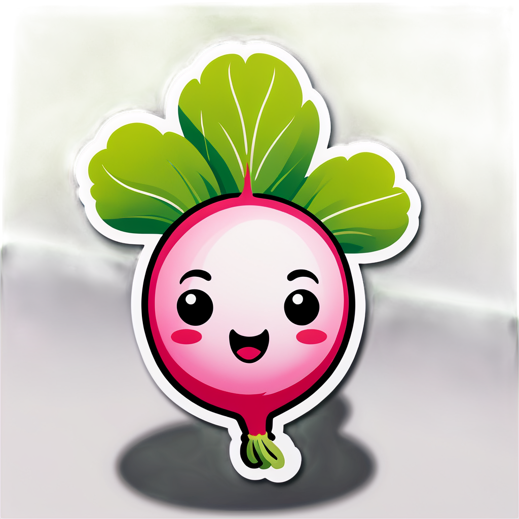 Radish Sticker Ideas