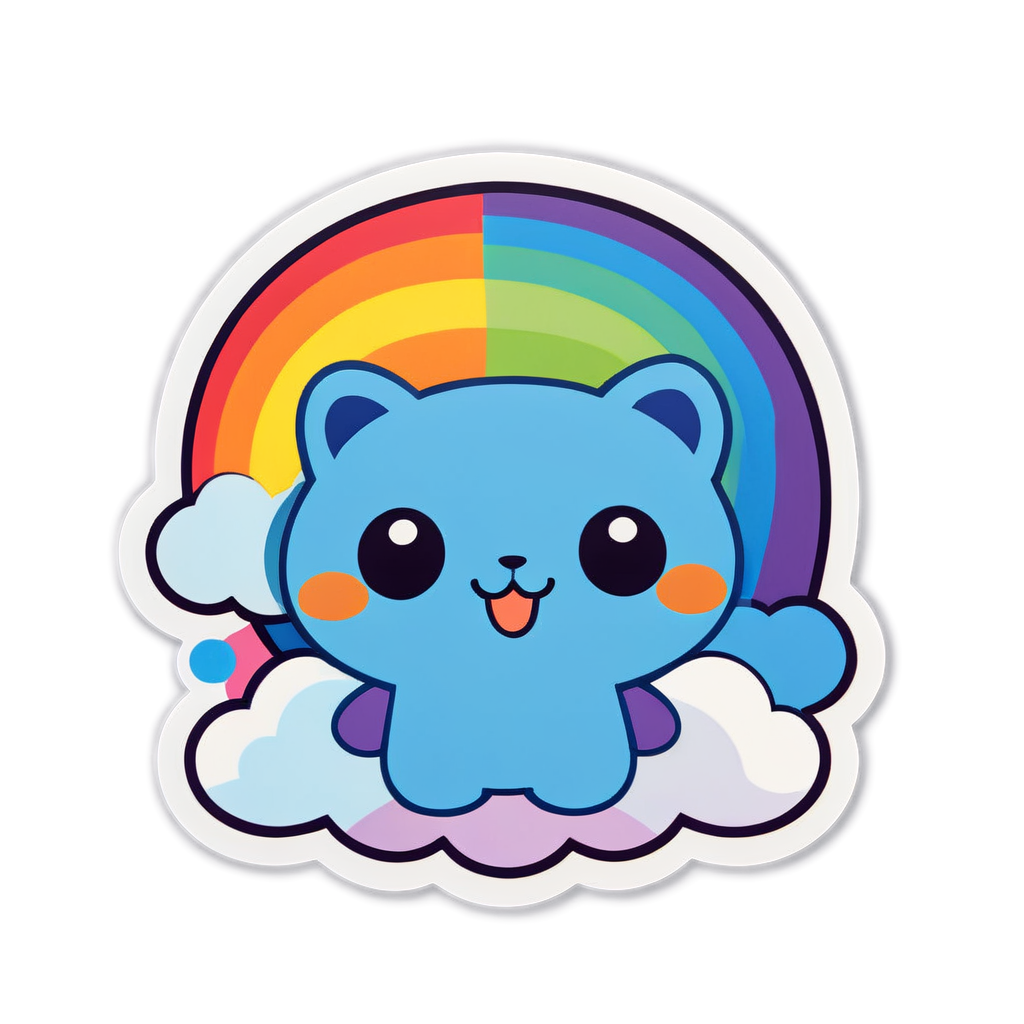 Cute Rainbow Sticker