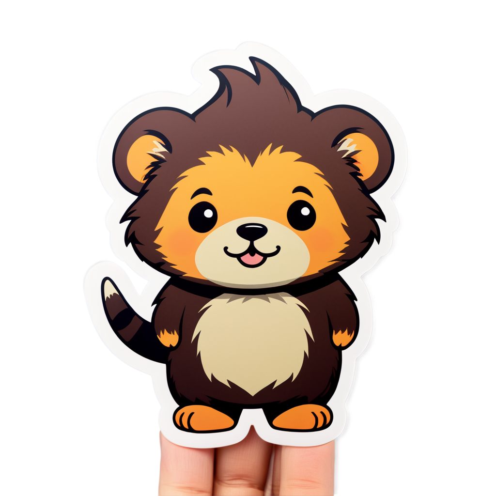 Cute Raji'un Sticker