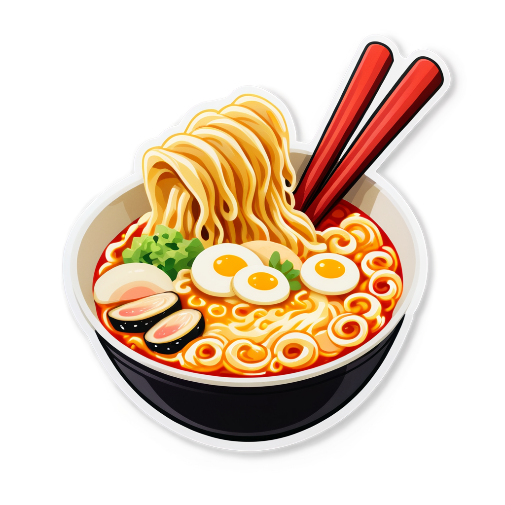 Ramen Sticker Collection