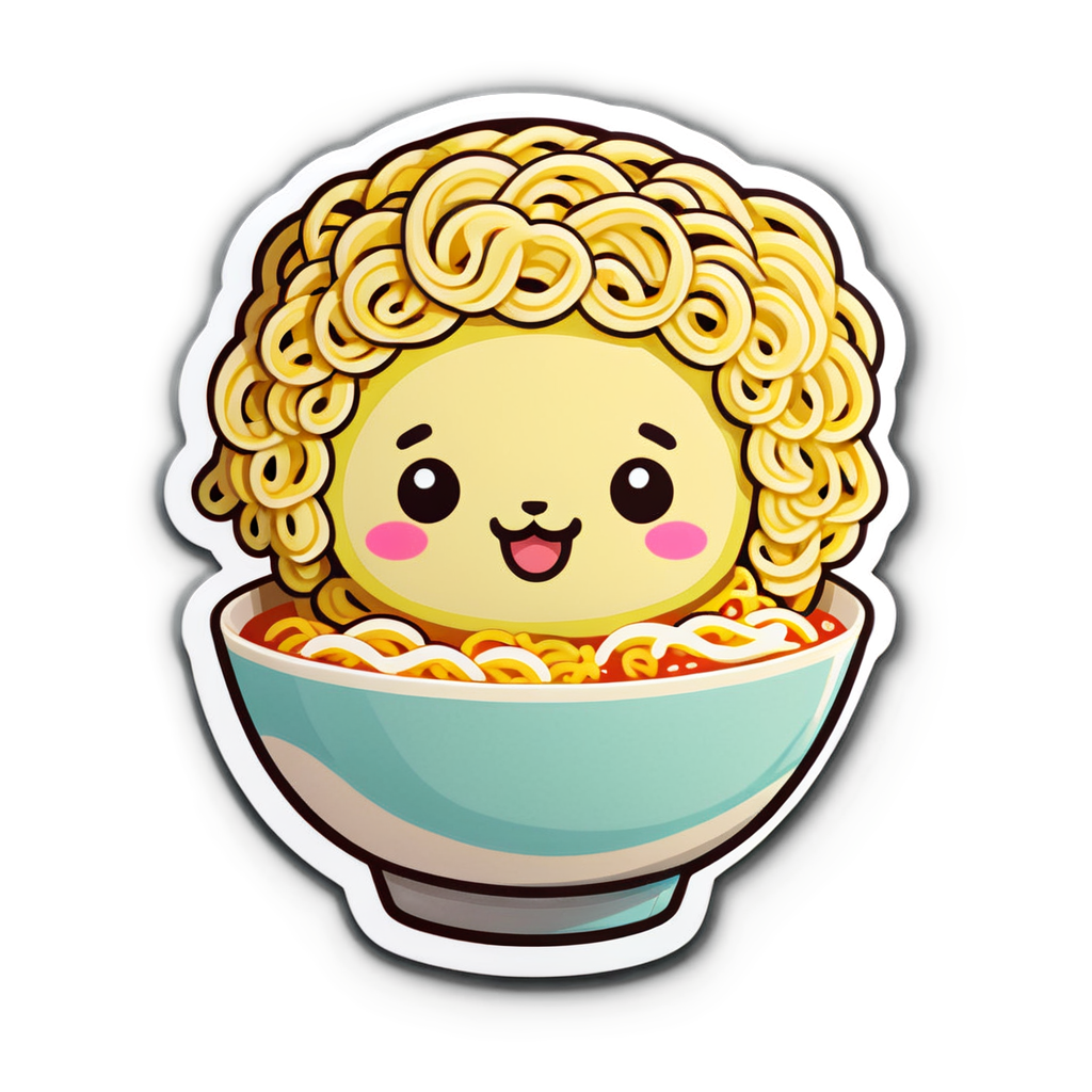 Cute Ramen Sticker