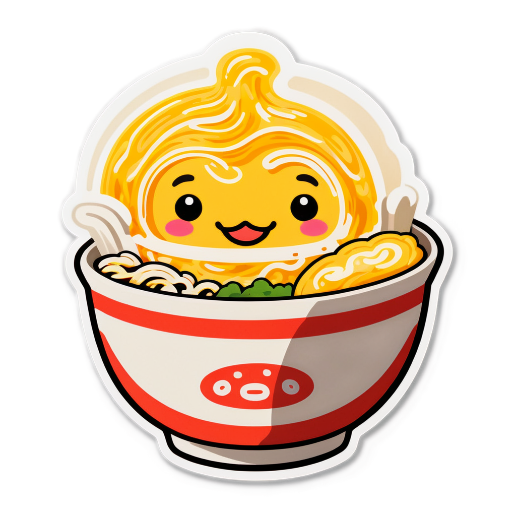 Cute Ramen Sticker