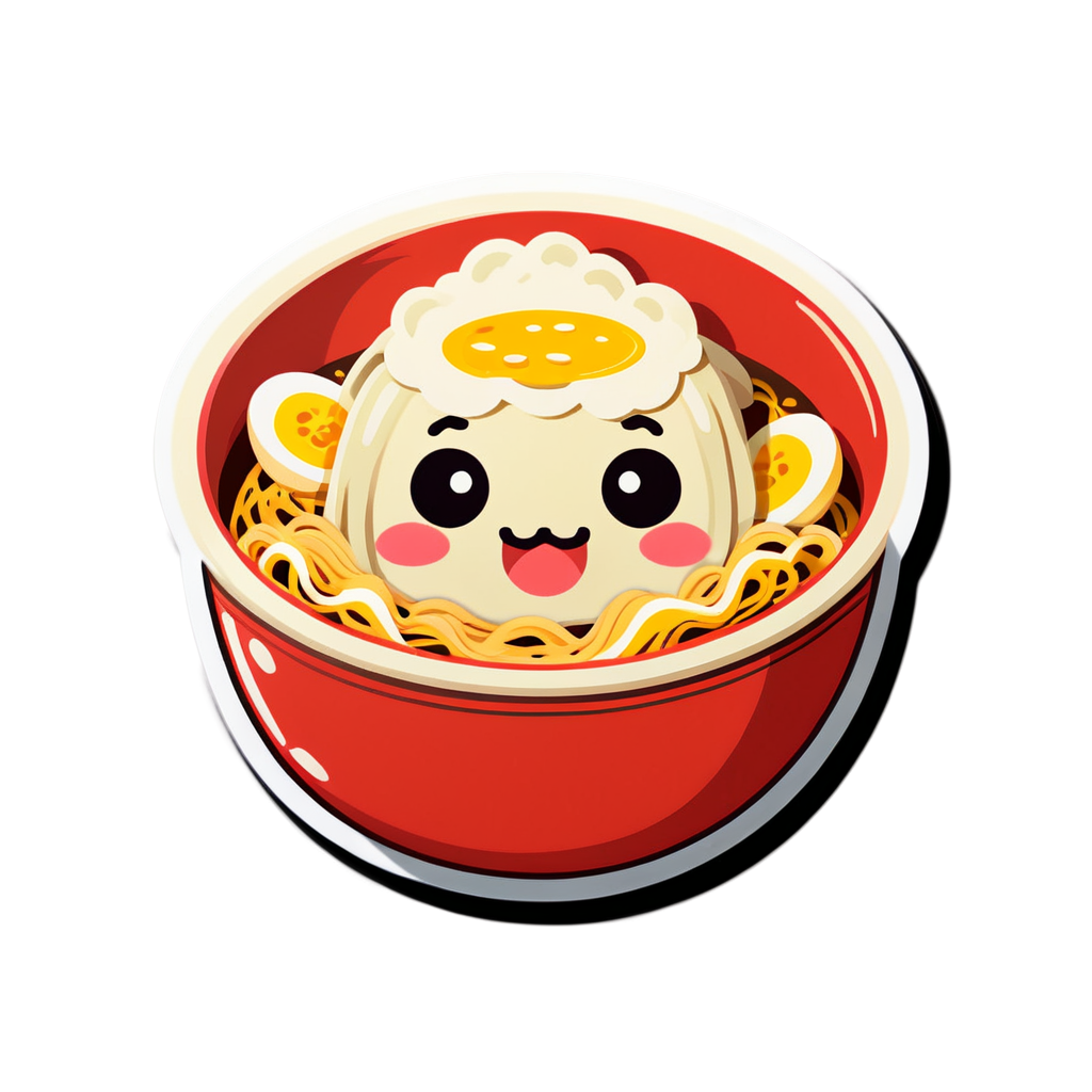 Cute Ramen Sticker