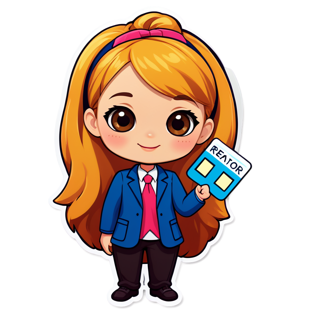 Cute Realtor Sticker