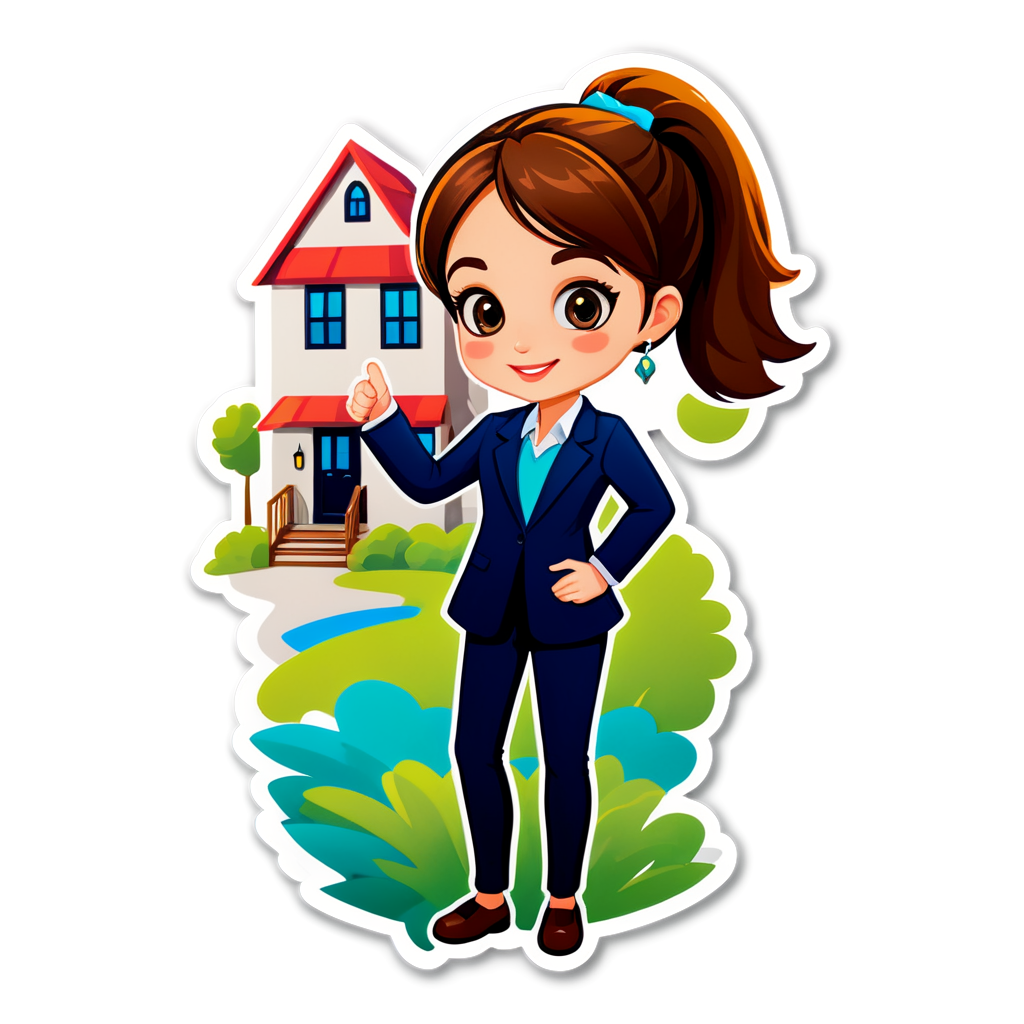 Cute Realtor Sticker