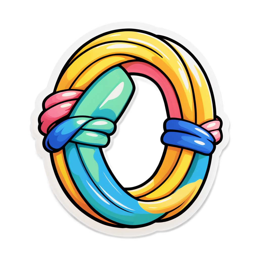 Cute Ropes Sticker