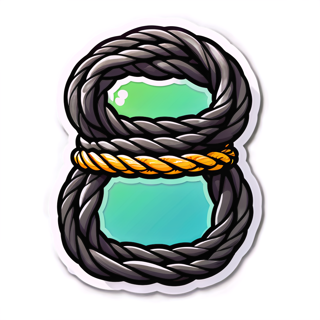 Cute Ropes Sticker