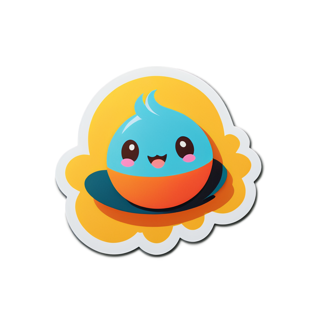 Cute Rubber Sticker