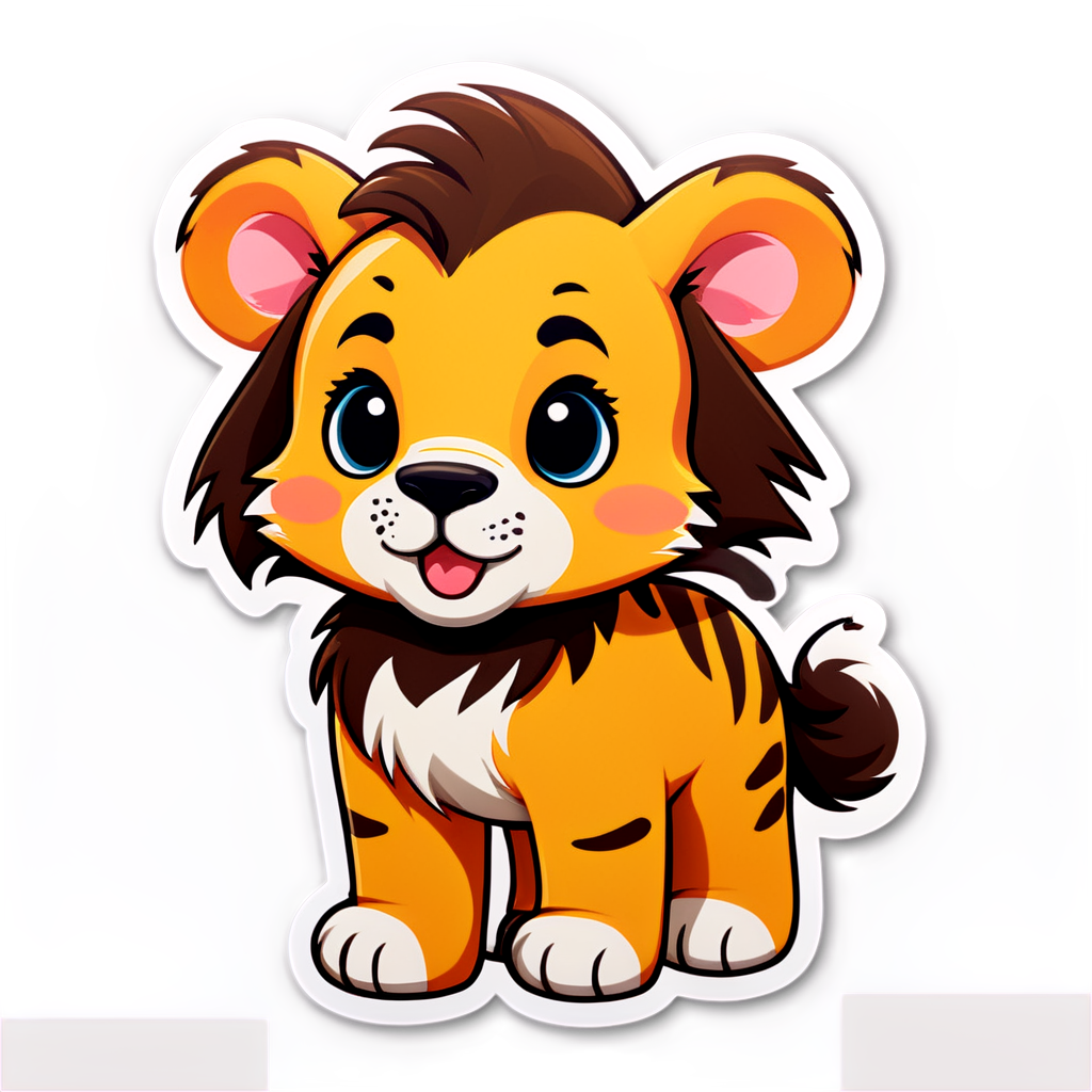 Cute Safari Sticker